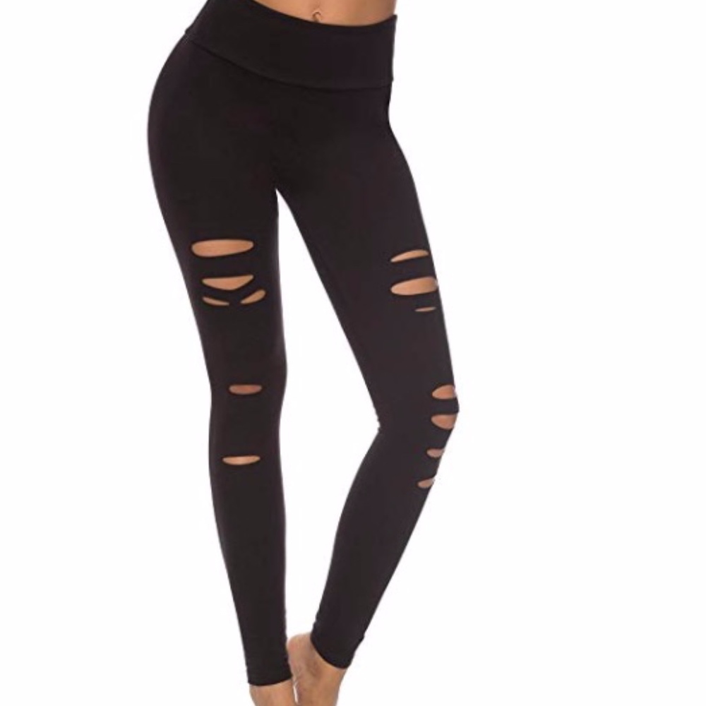 Cute Ripped leggings